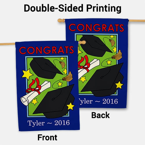 Graduation House Flag