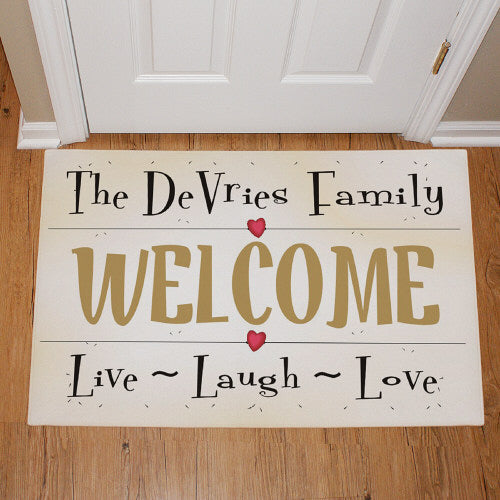 Live Laugh Doormat