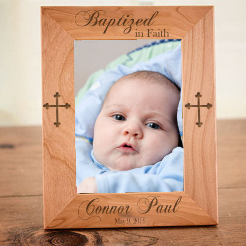 Baptized In Faith Frame