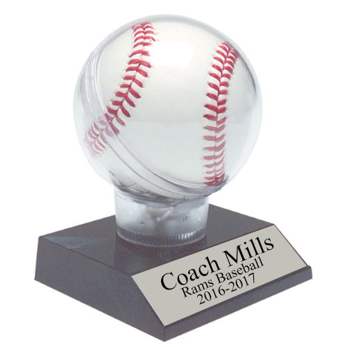 Baseball Holder on Black Base