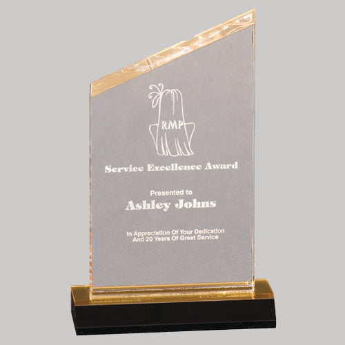 Bevel Peak Acrylic Award