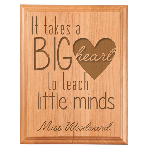 Big Heart Plaque