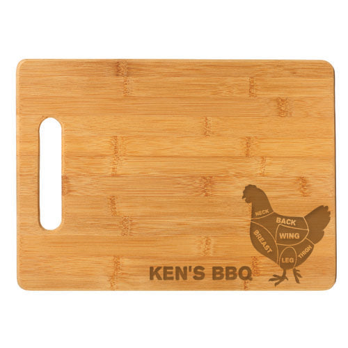 Cuts of Chicken Cutting Board