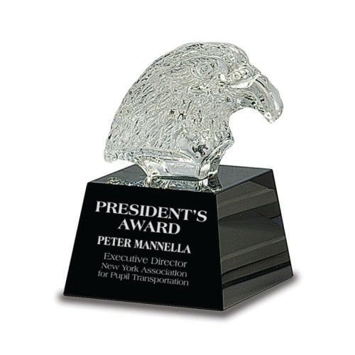 Eagle Head Crystal Award
