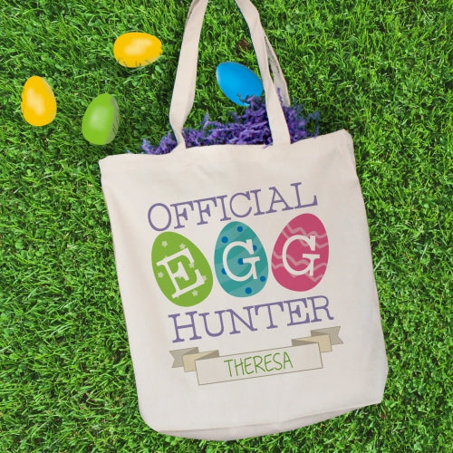 Easter Egg Hunter Tote Bag
