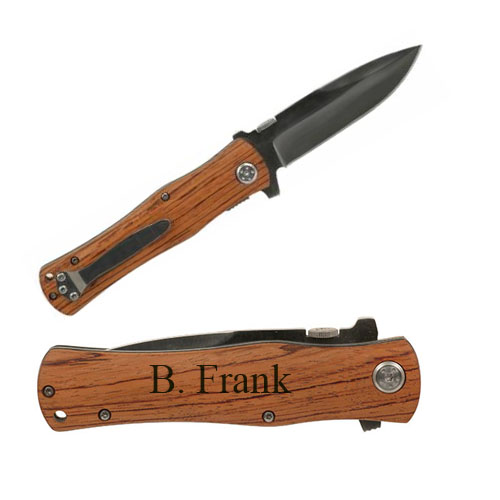 Wooden Handle Knife