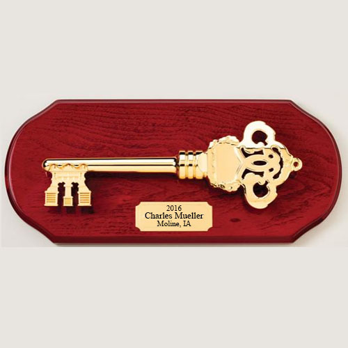 Key to the City Plaque