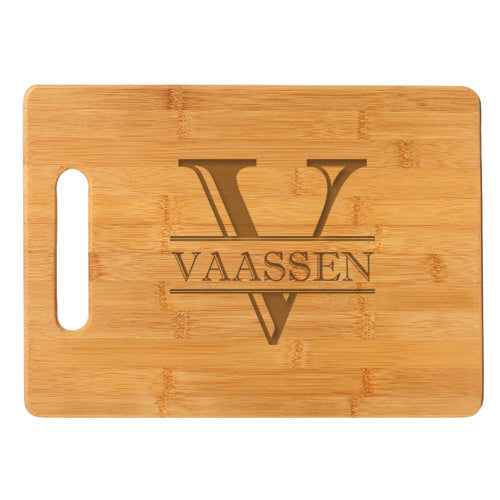Last Name Initial Cutting Board