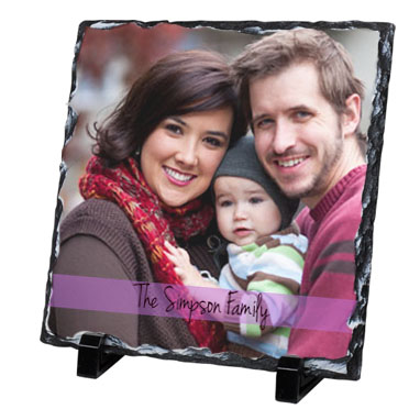 Stripe Baby Photo Stone