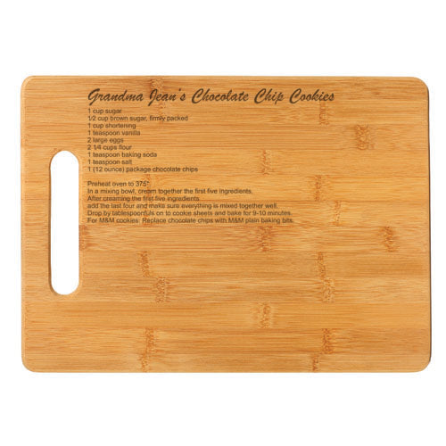 Recipe Cutting Board