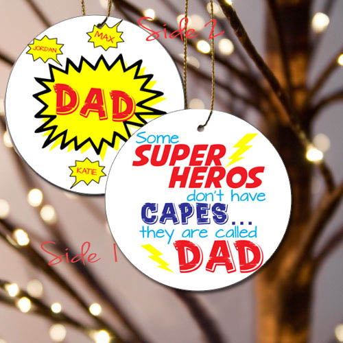 Super Dad Ornament
