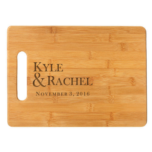 Wedding Date Cutting Board