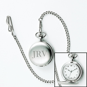 Brushed Pocket Watch