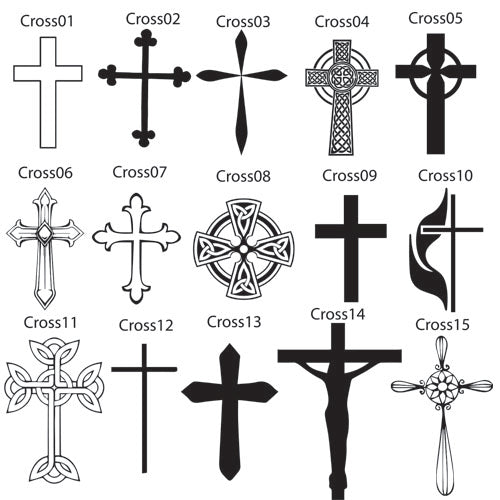 Memorial Cross Crystal Heart