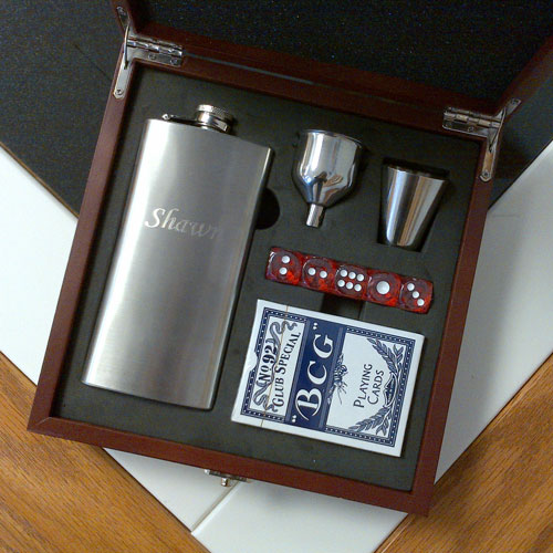 Groomsman Flask Set
