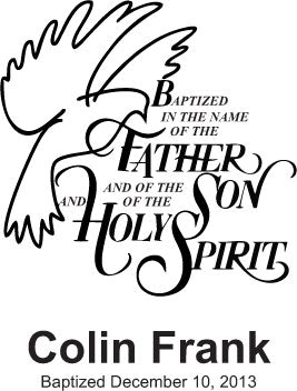 Holy Spirit Glass Frame