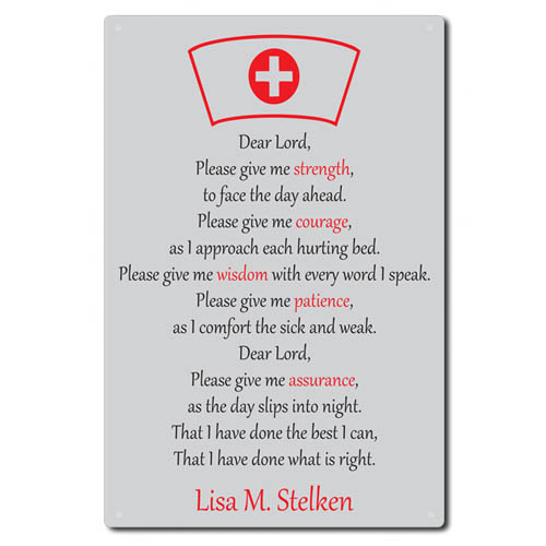 Nurse Prayer SIgn