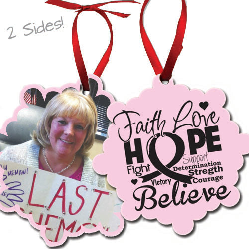 Cancer Hope Ornament