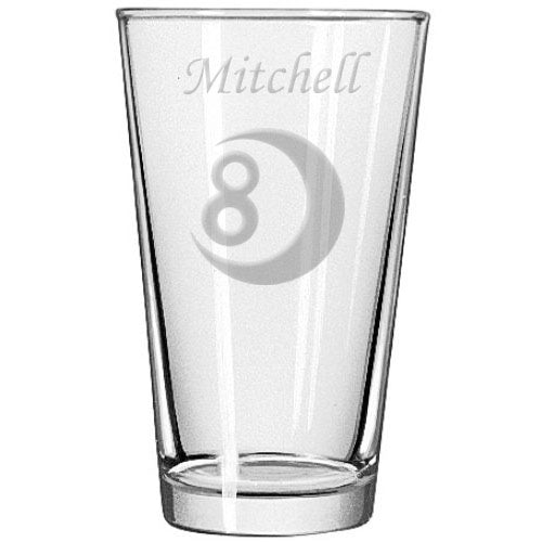 Pool Pint Glass