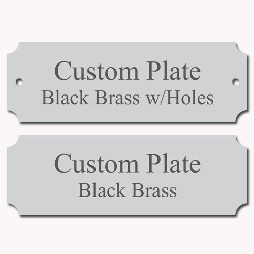 3x1 Notched Silver Plate