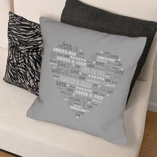 Heart Love Throw Pillow