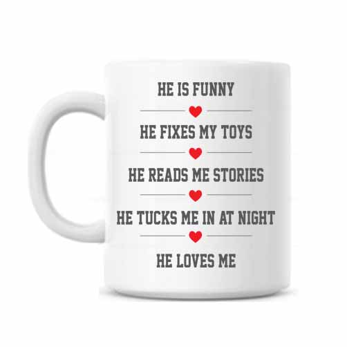 Why I Love Dad Mug