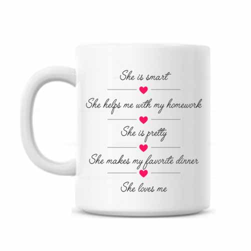 Why I Love Mom Mug