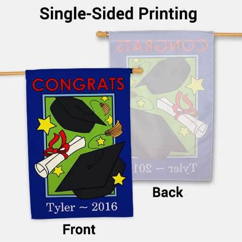 Graduation House Flag