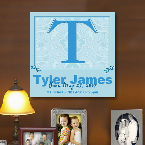 Letter Baby Canvas
