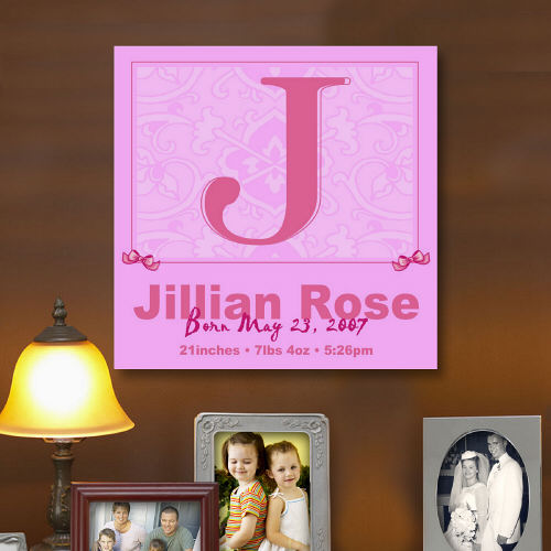 Letter Baby Canvas