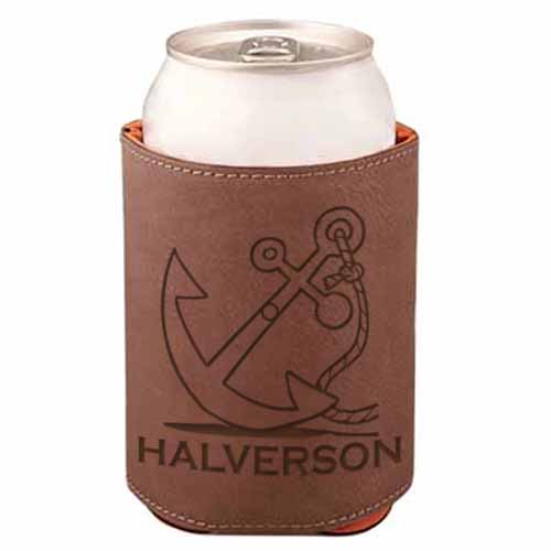 Anchor Leather Beverage Holder S2