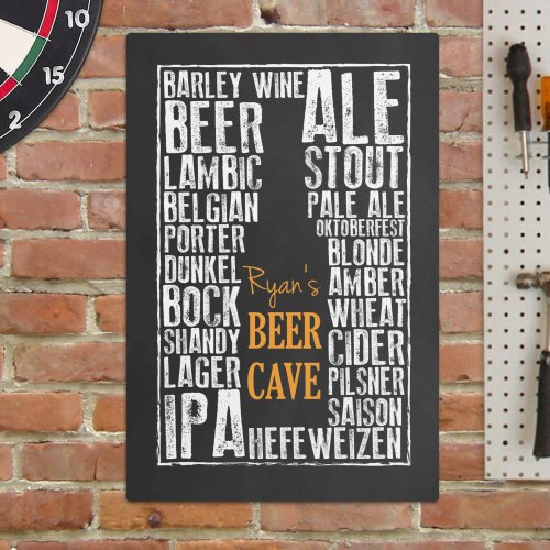Beer Cave Wall Sign