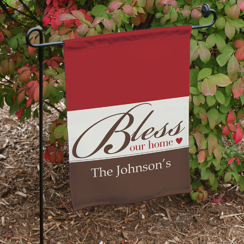 Bless Our Home Garden Flag