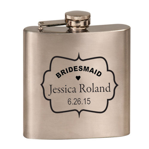 Bridesmaid Flask