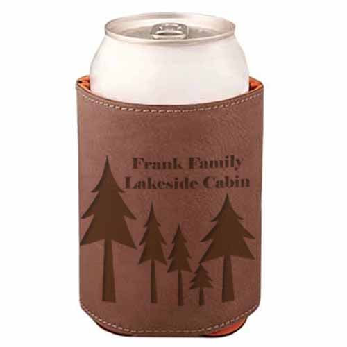 Cabin Leather Beverage Holder