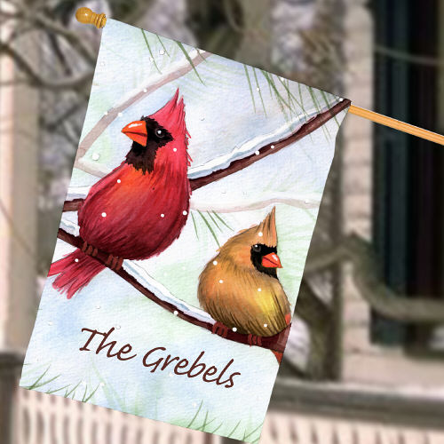Cardinals House Flag