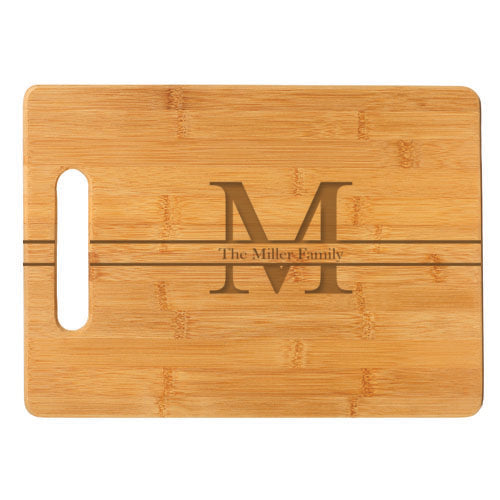 Center Initial Cutting Board