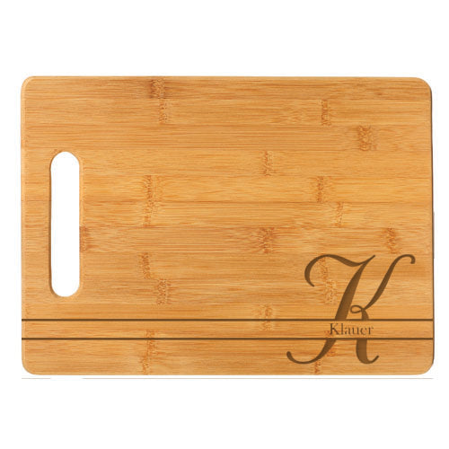 Corner Initial Cutting Board