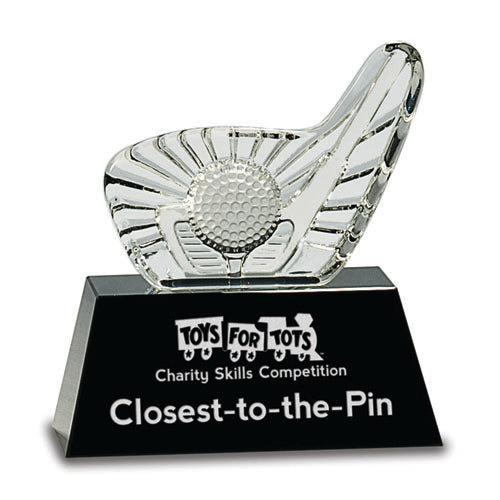 Crystal Golf Club & Ball Award