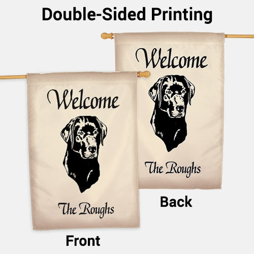 Dog Breed House Flag