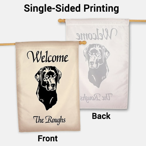 Dog Breed House Flag