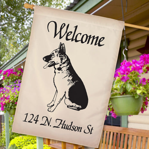 Dog Breed House Flag