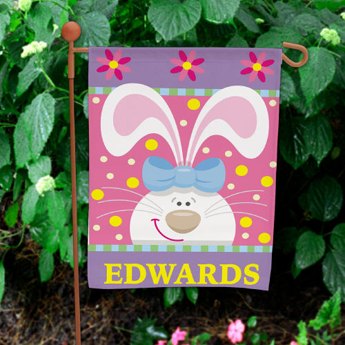 Easter Bunny Garden Flag
