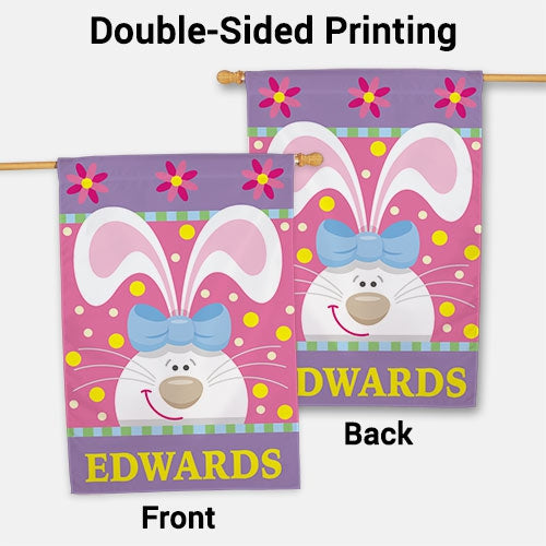 Easter Bunny House Flag