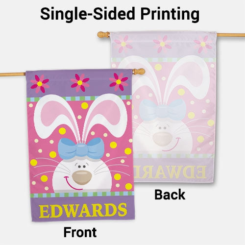 Easter Bunny House Flag