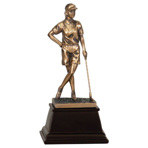 Bronze Golf Figure