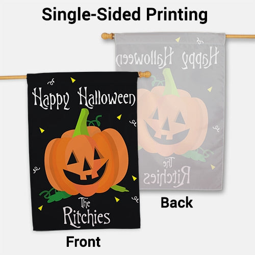 Halloween House Flag