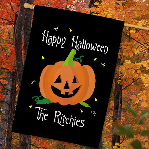 Halloween House Flag