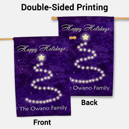 Holidays House Flag