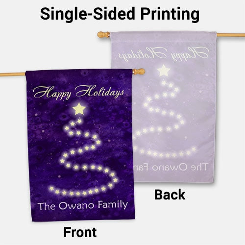 Holidays House Flag